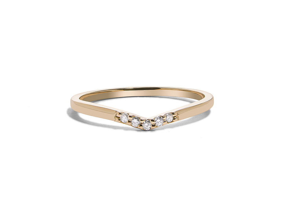 Venus - Arrow shaped diamond ring
