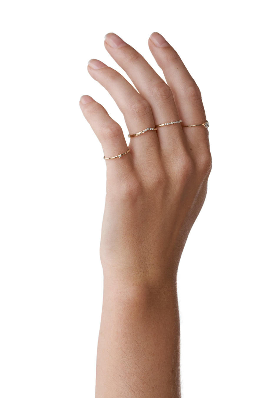 Venus - Arrow shaped diamond ring